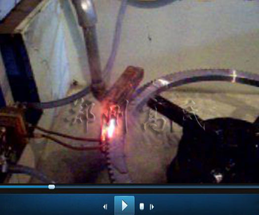 超音頻感應加熱設備對齒圈進行淬火熱處理