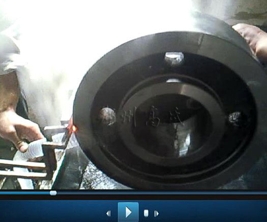 高頻感應(yīng)淬火設(shè)備對行車輪進行淬火熱處理