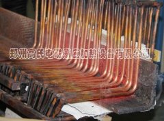 高頻淬火爐對(duì)角鋼進(jìn)行加熱熱處理